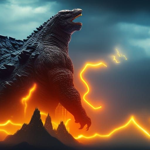 52930 Fantasy Godzilla 4K  Rare Gallery HD Wallpapers