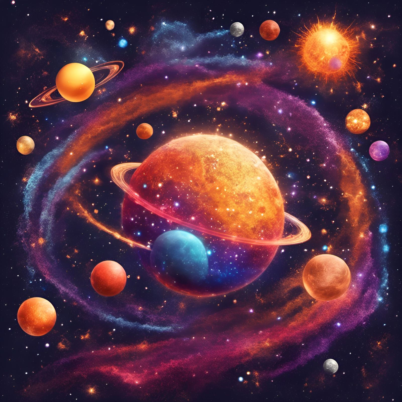 A glitterific universe
