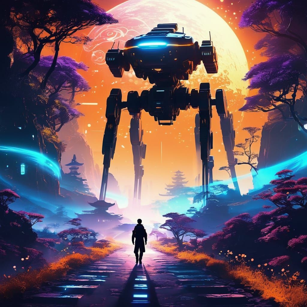 Guardian at the city’s edge  by @Pleiade