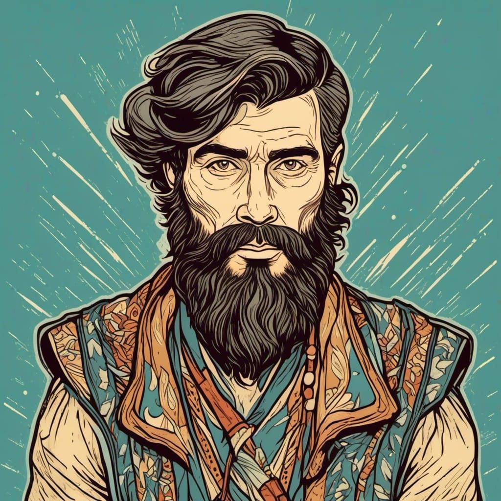  <lora:Screen Print:0.5>