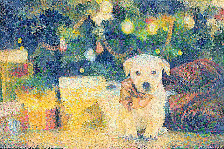 Christmas Puppy (Style) #2