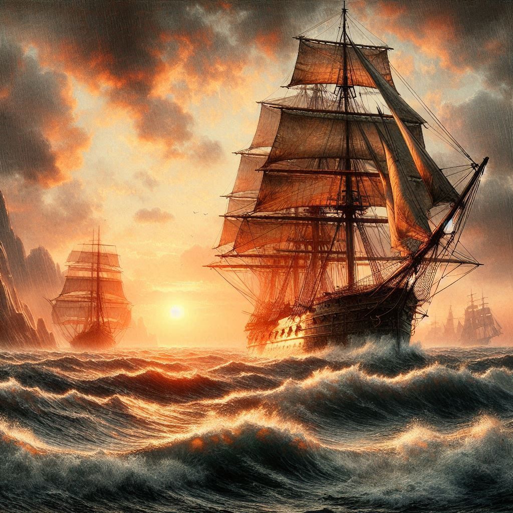 Sailing to  the other side of the world