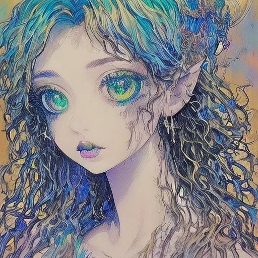 human nature music video with goddess alien or angel singing about humanity fool<lora:Vivid Vision:1.0>