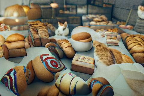 Cat in a Bakery