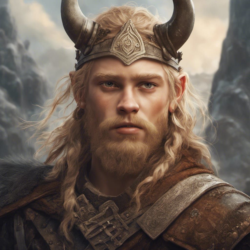 Herald Norseman Portrait AI Generated Artwork NightCafe Creator