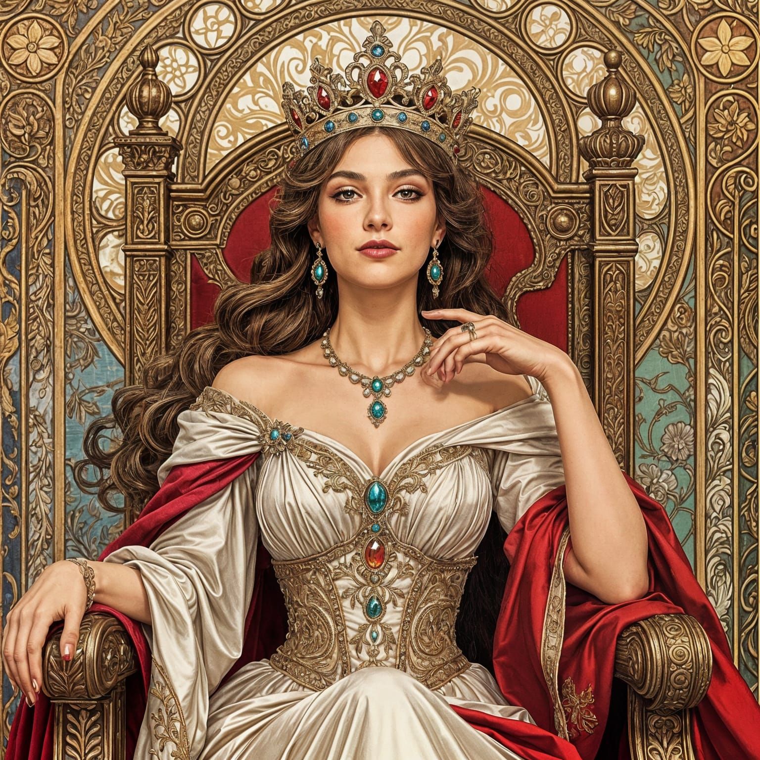 Majestic Queen with Infinite Symbol