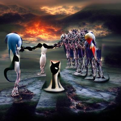 The fates combine against us, in the long twilight of humani...