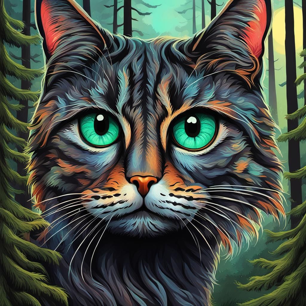 Surreal Emoji Landscape: A Whimsical Vision