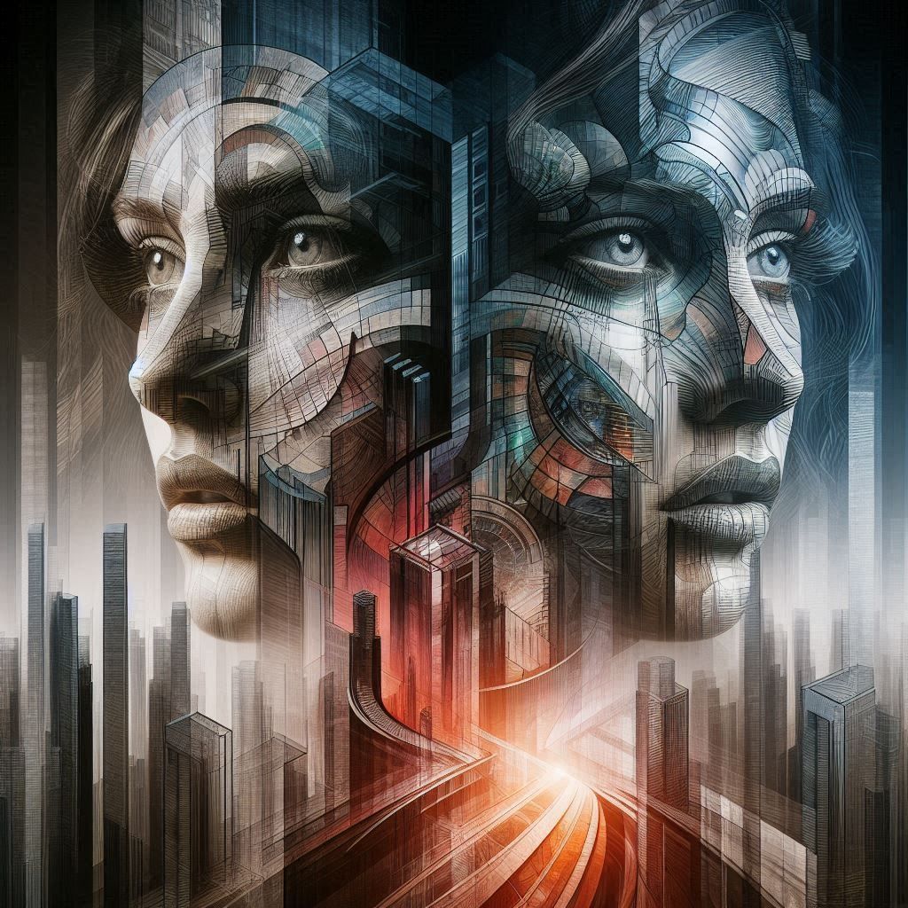 Unusual Double Exposure