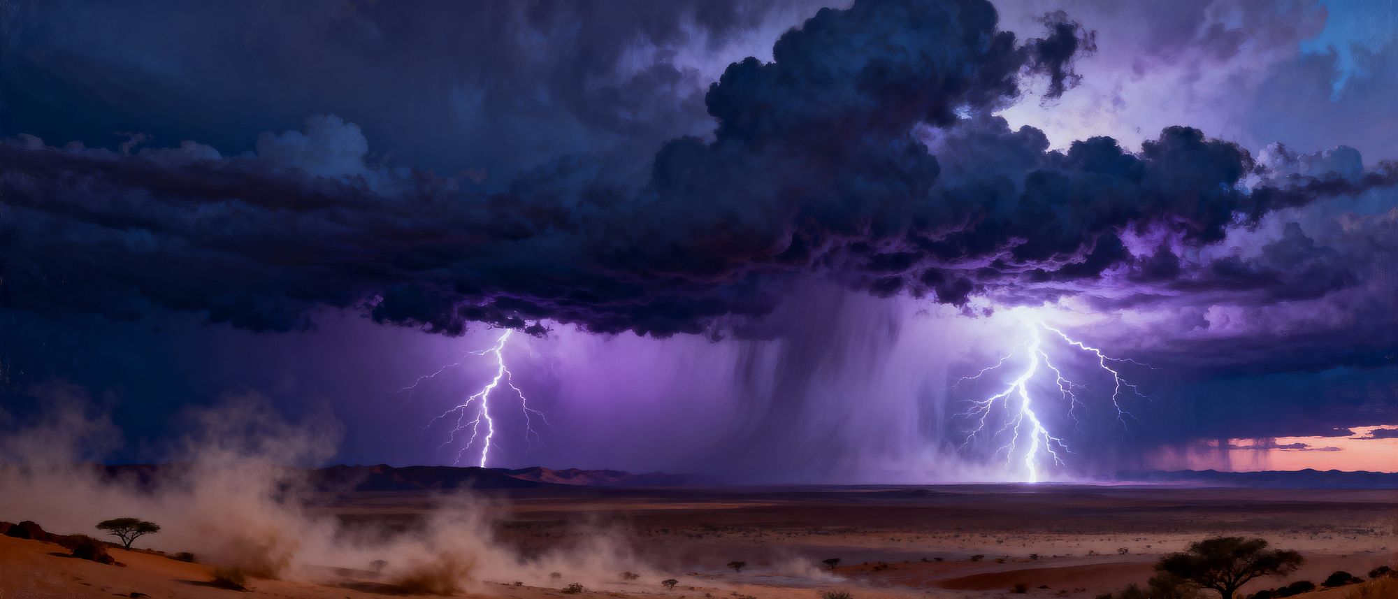 Namibian Desert storm.