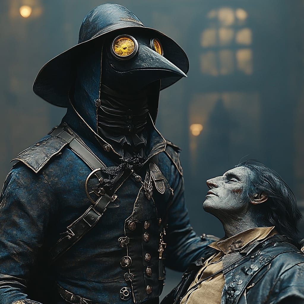 steampunk plague doctor
