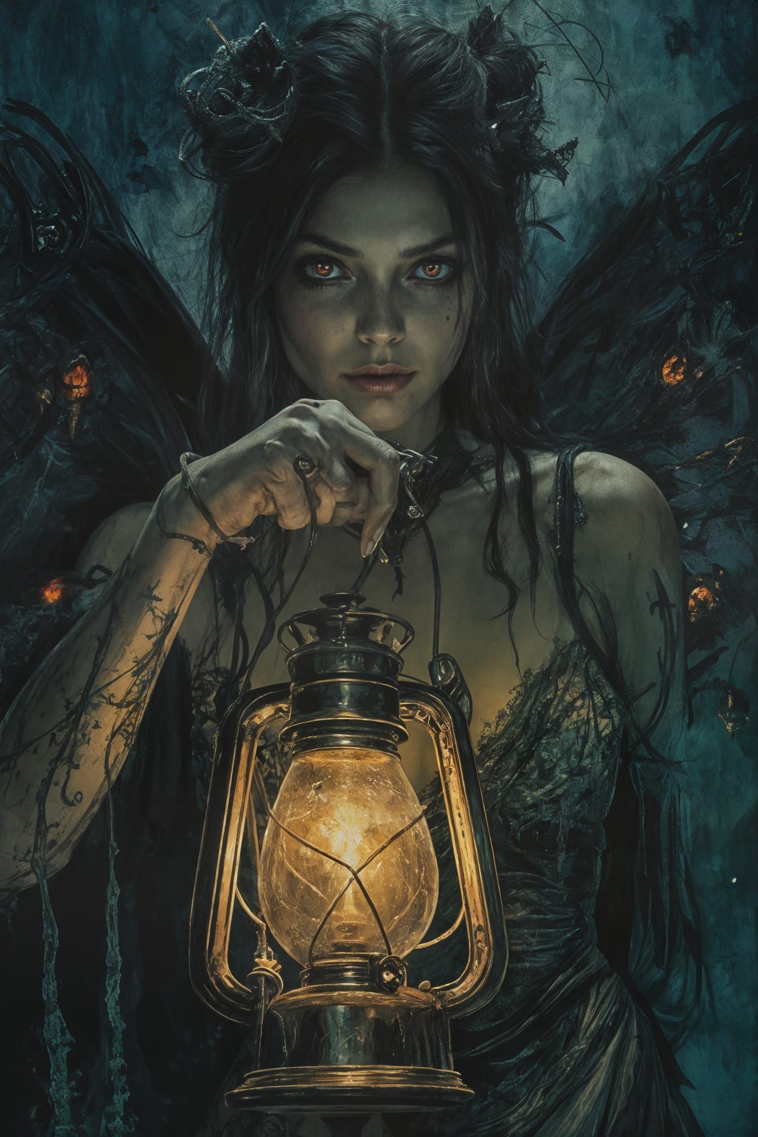 Fairy in the Darkness  by @Nyxator 