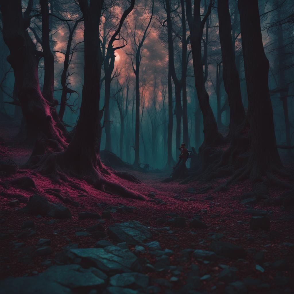. Dark fantasy film Cinematic 8K cinema still color grade br...