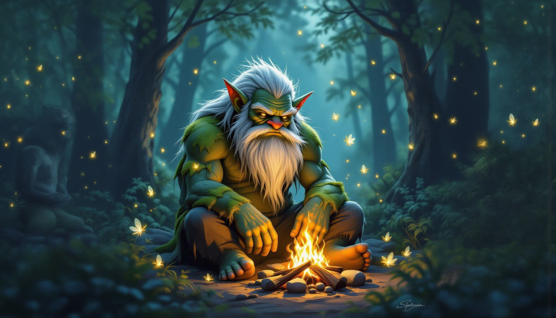 The Forest Troll Baxter Thyrs