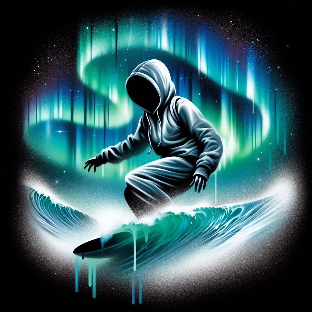 Surfing Northern Lights