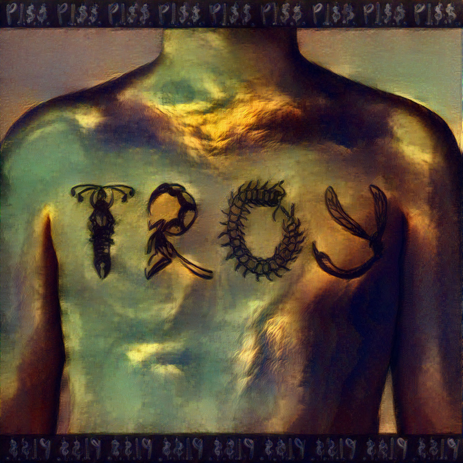 Troy album cover a la Mona Lisa