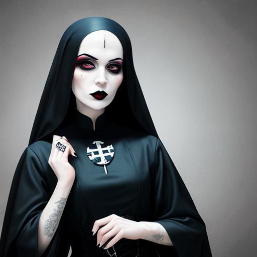 sister sin goth nun