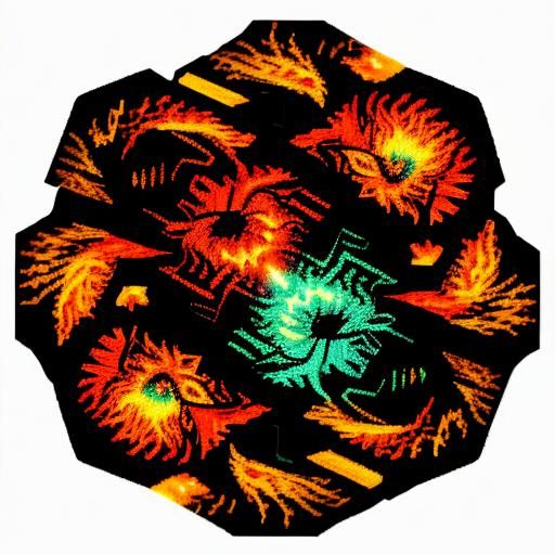 8bit romanticism woodcut 8K 3D fractal holographic Flickr fi...