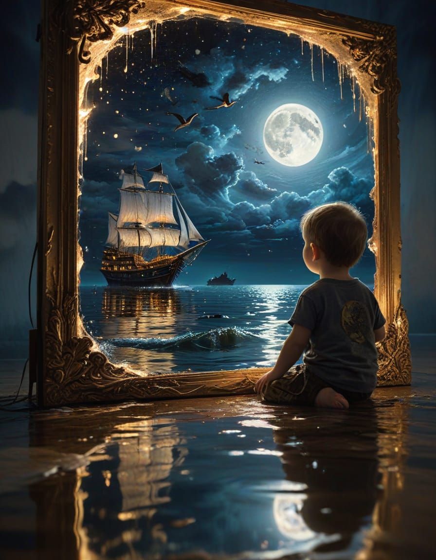 Children's imagination is a 5D Painting  by @Kasia S-J