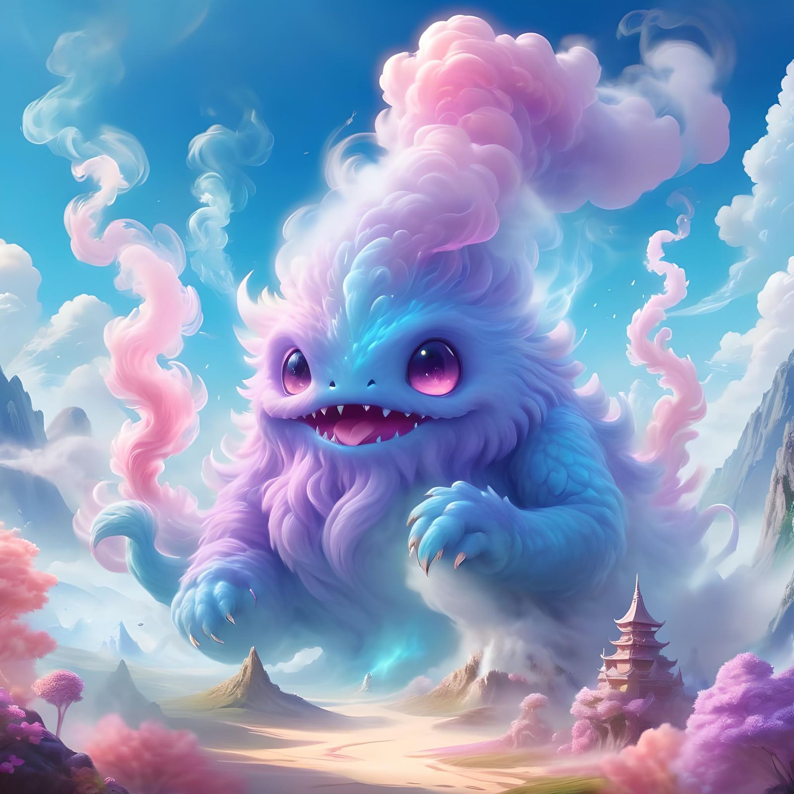 Friendly Smoke Monster