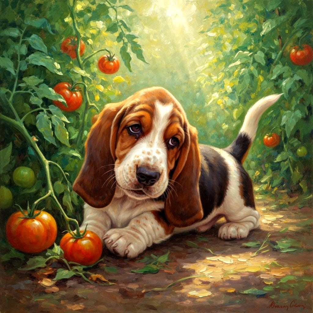 Playing In The Garden  by @Filling The Empty