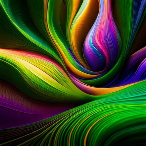 Abstract and colourful - AI Generated Artwork - NightCafe Creator