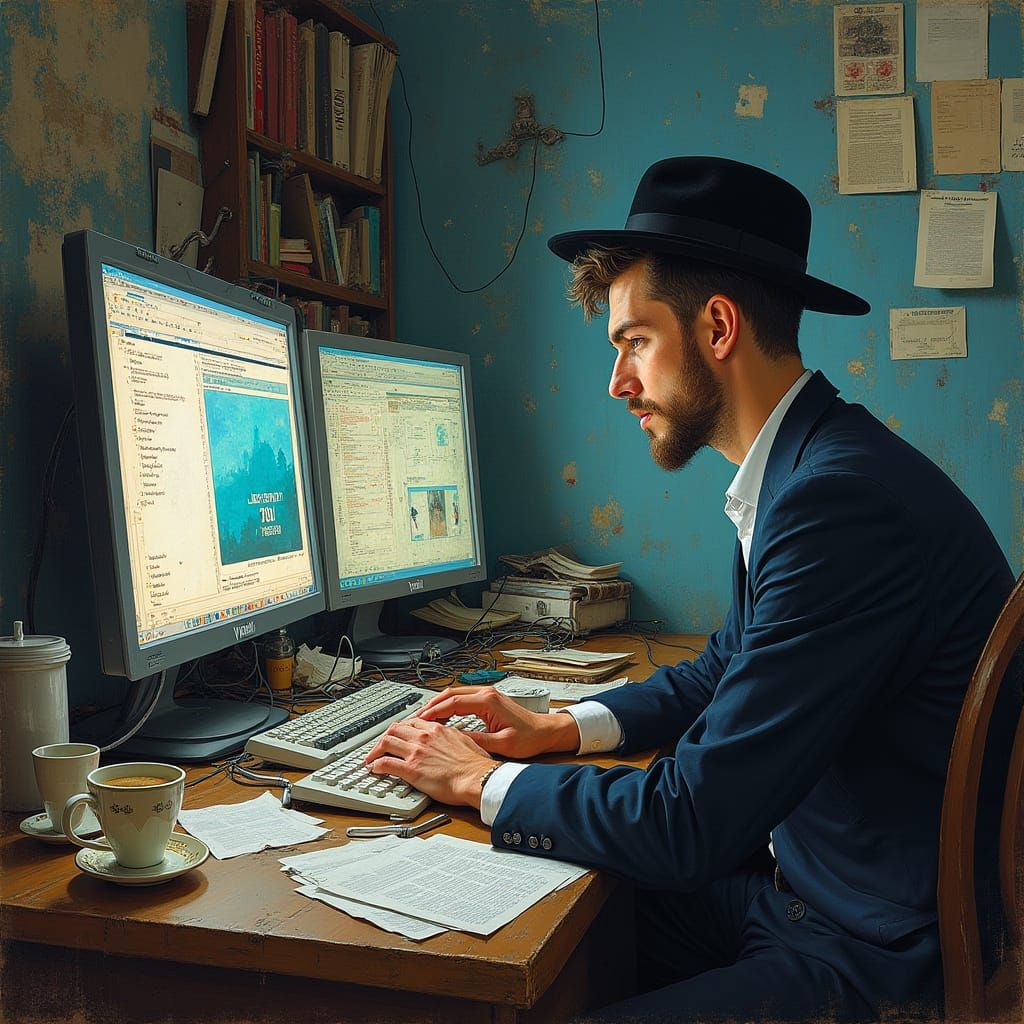 בחור חרדי צעיר טובע באינטרנט...