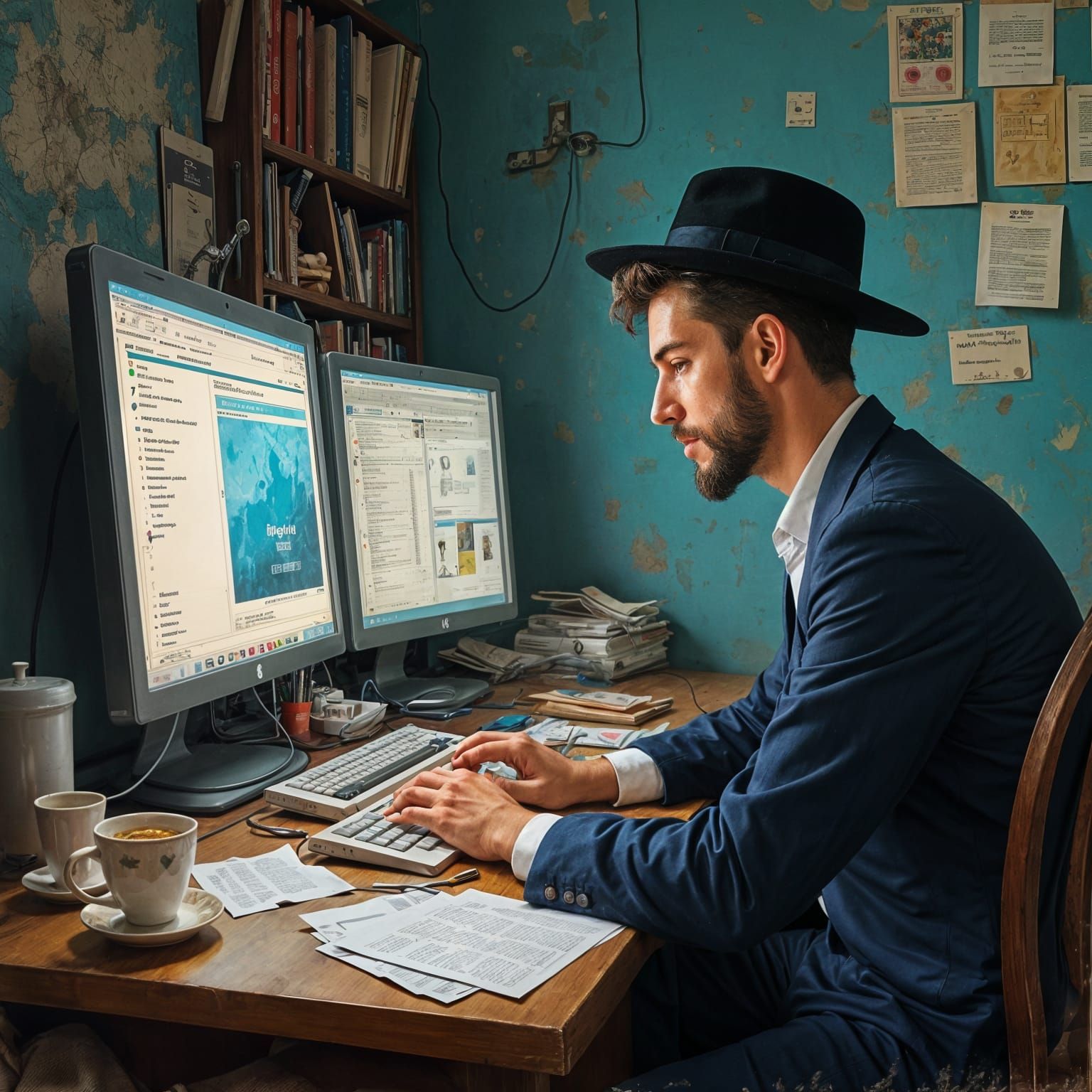 Orthodox Man Lost in Digital World