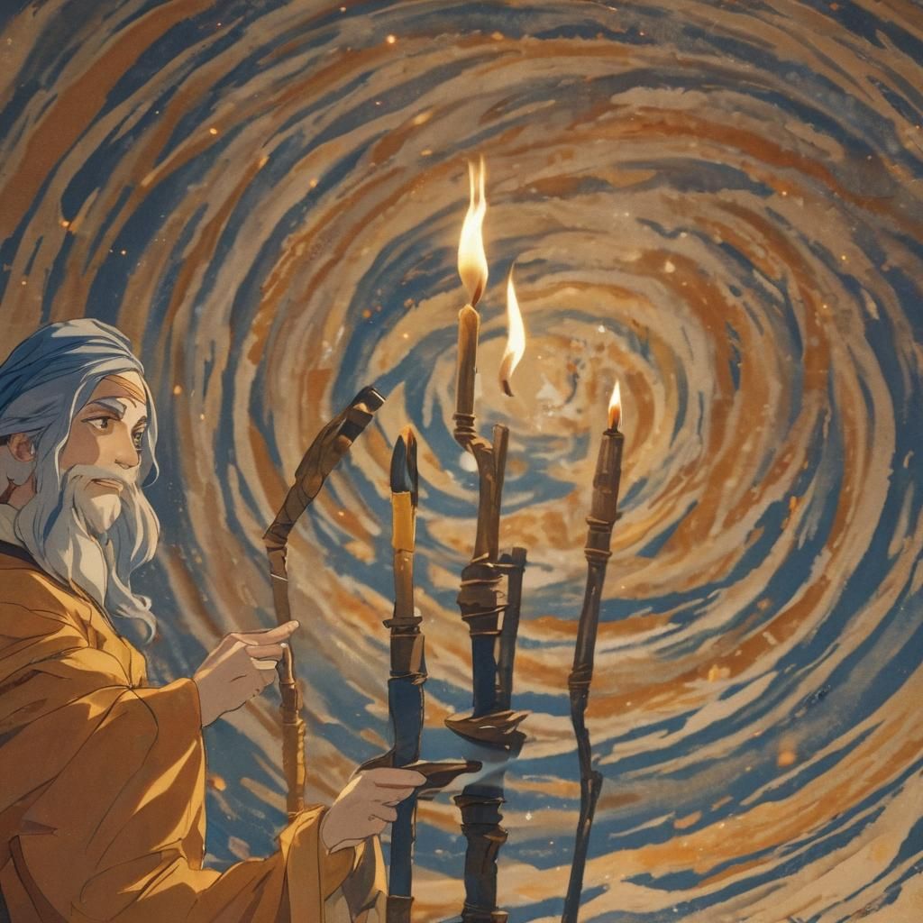 Anime Key Visual: Artist's Fire on Rosh Hashanah