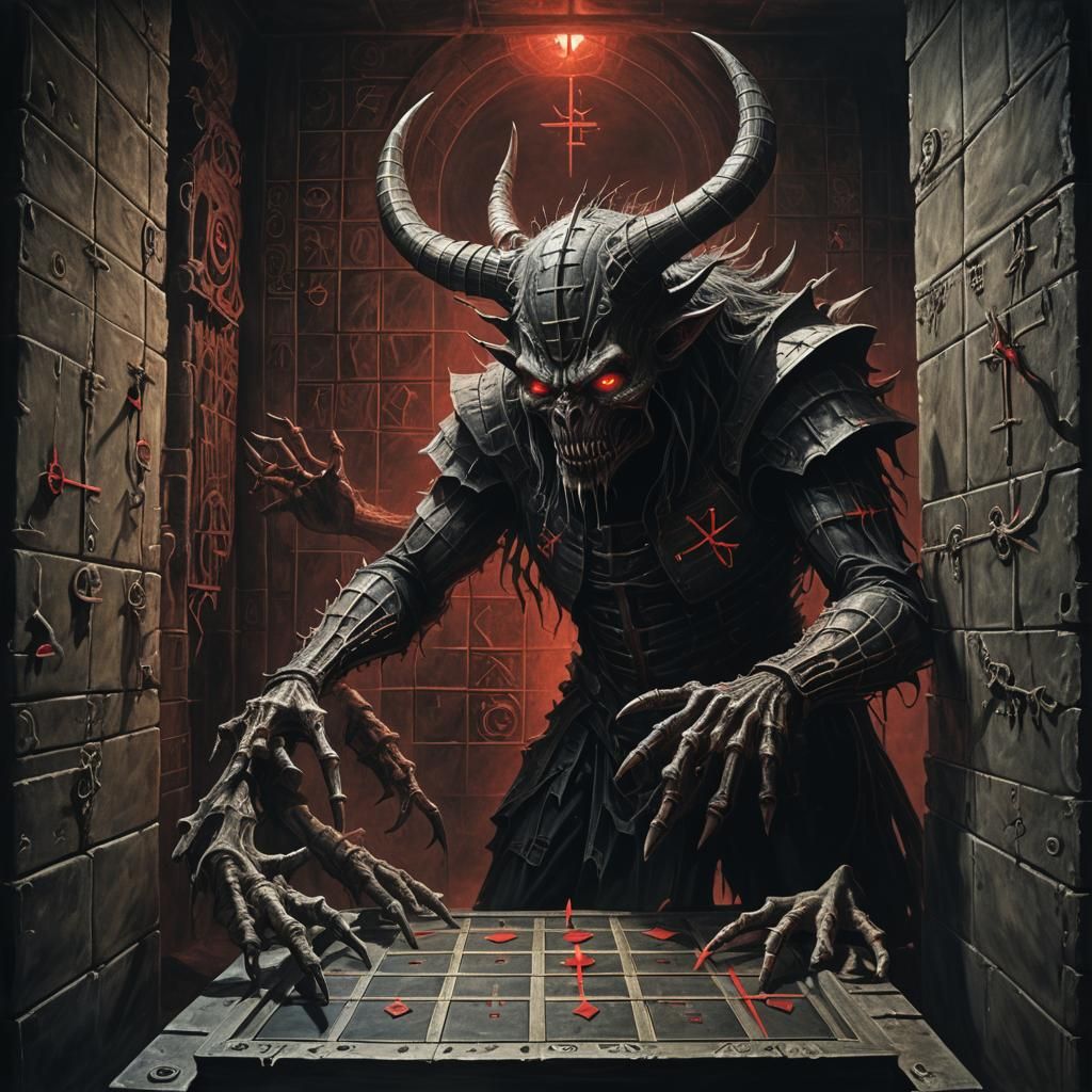 Tik tac toe as a demon