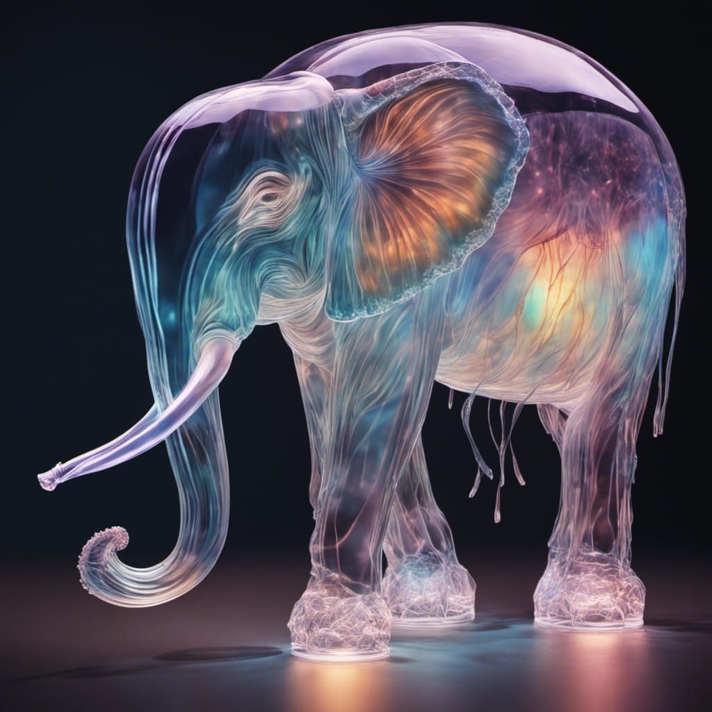 Mind Blowing Elephant Crystal King