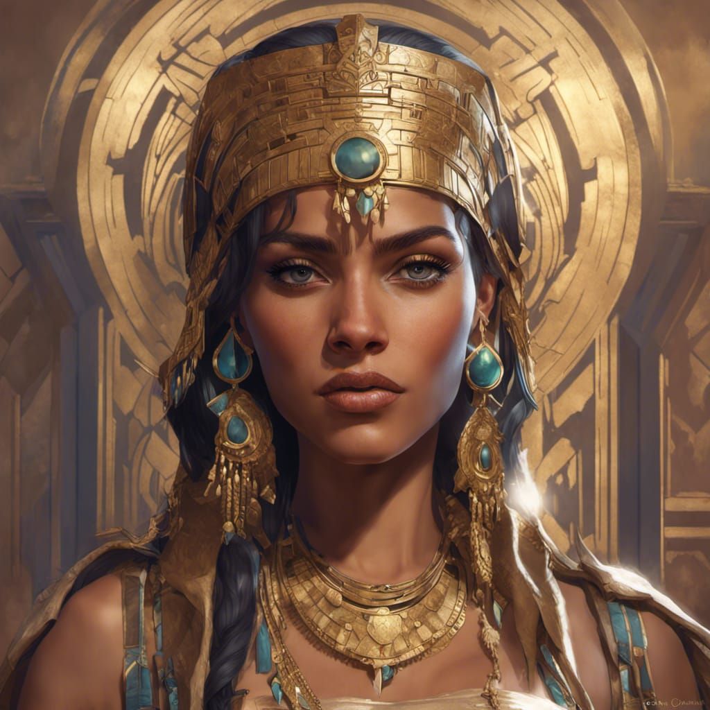 Cleopatra Portrait - AI Generated Artwork - NightCafe Creator