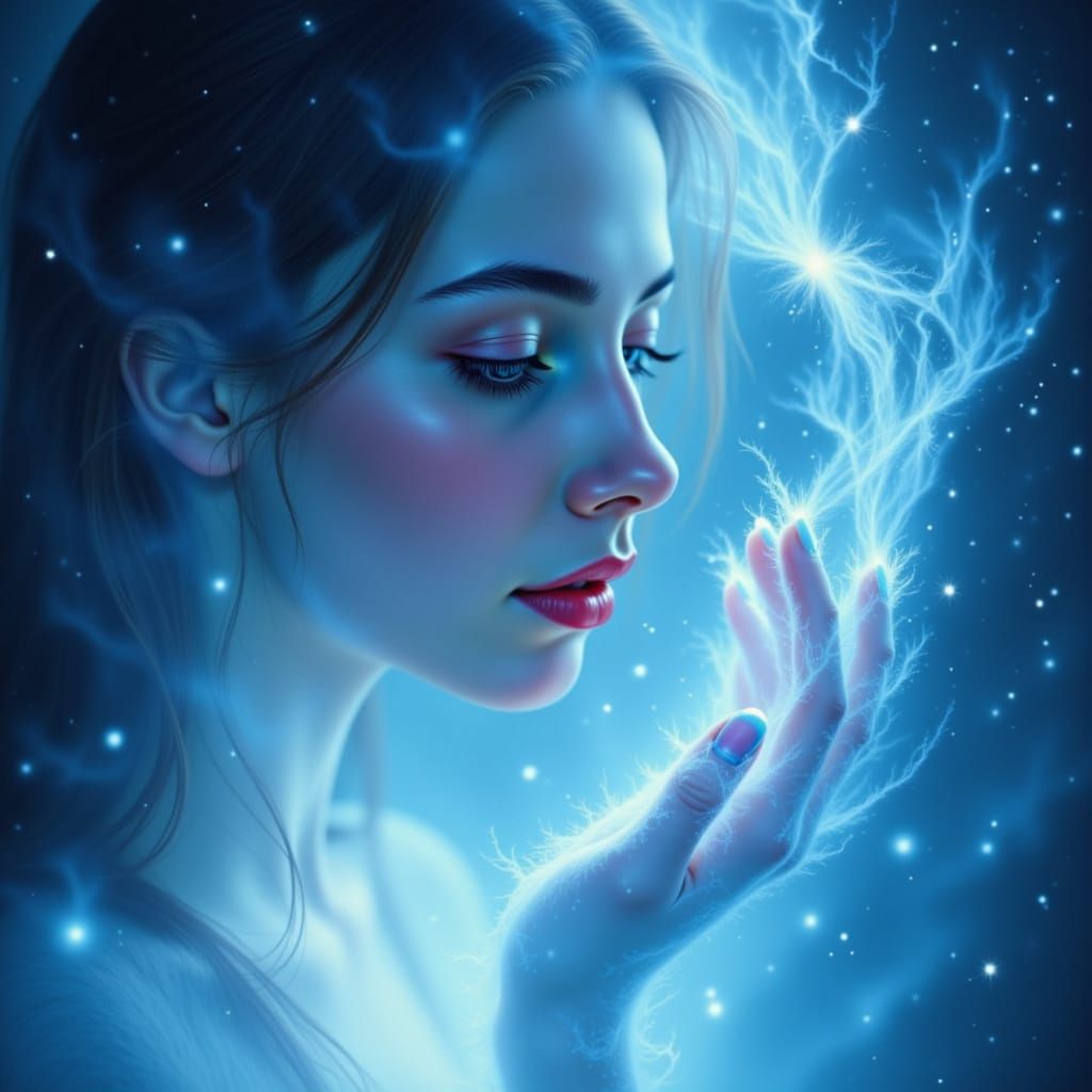 light blue kiss<lora:The LightBlue of Red:1.0>