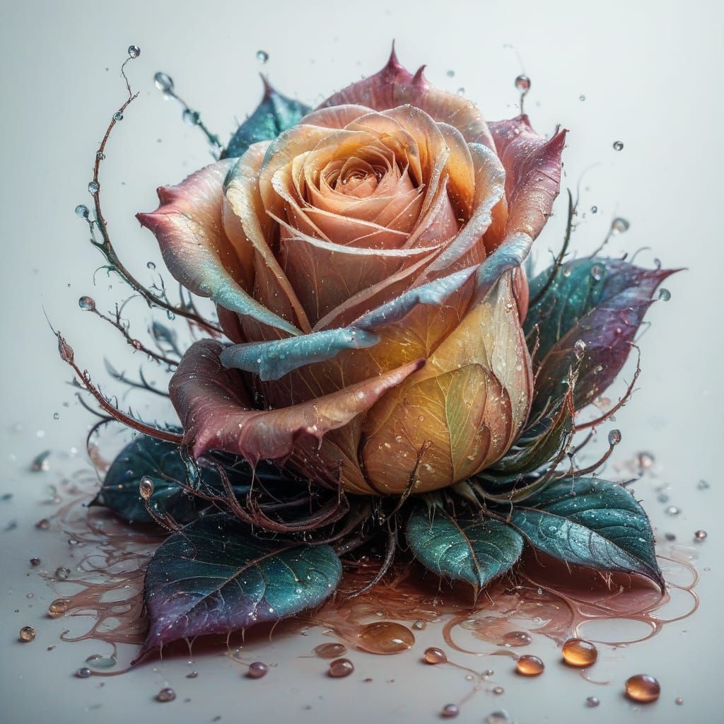 Rose of Dew-Kissed Spider Silk 🌹💧 #2