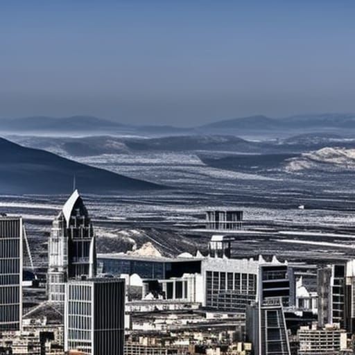 City on the moon