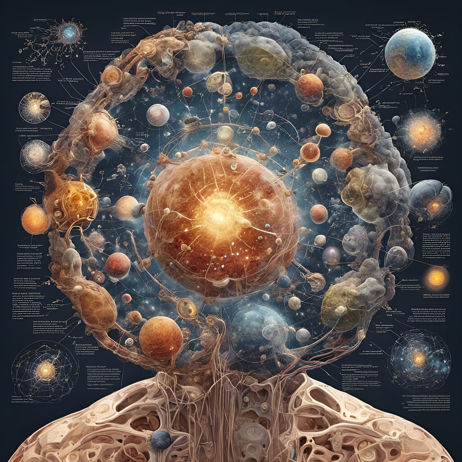 The universe is a biological entity and each person in it is a whole universe.   by @Teresa Sun
