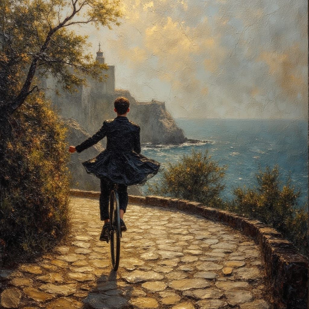 Unicycle Path  by @Steffi3p0 