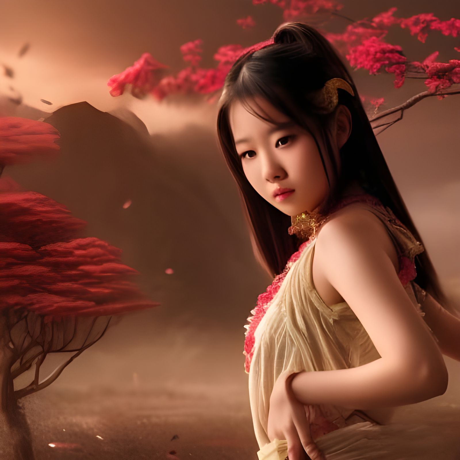 Asian Girl - AI Generated Artwork - NightCafe Creator