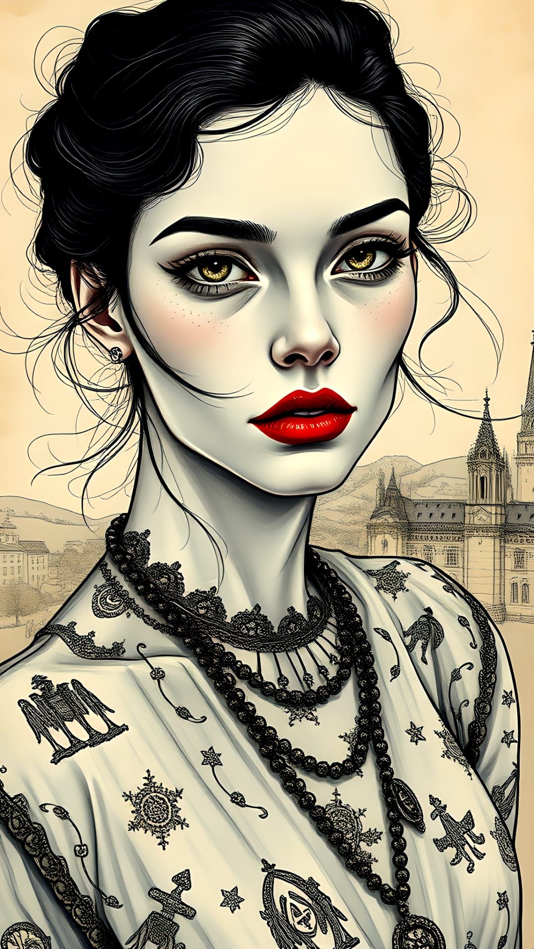 Elegance Amidst Gothic Spires