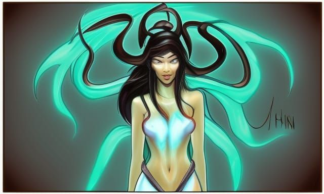 magical, mystical female jinn