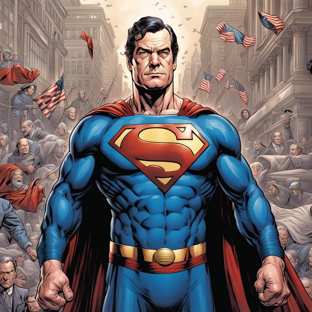 President Andrew Johnson as Superman Mark Brooks and Dan Mum...