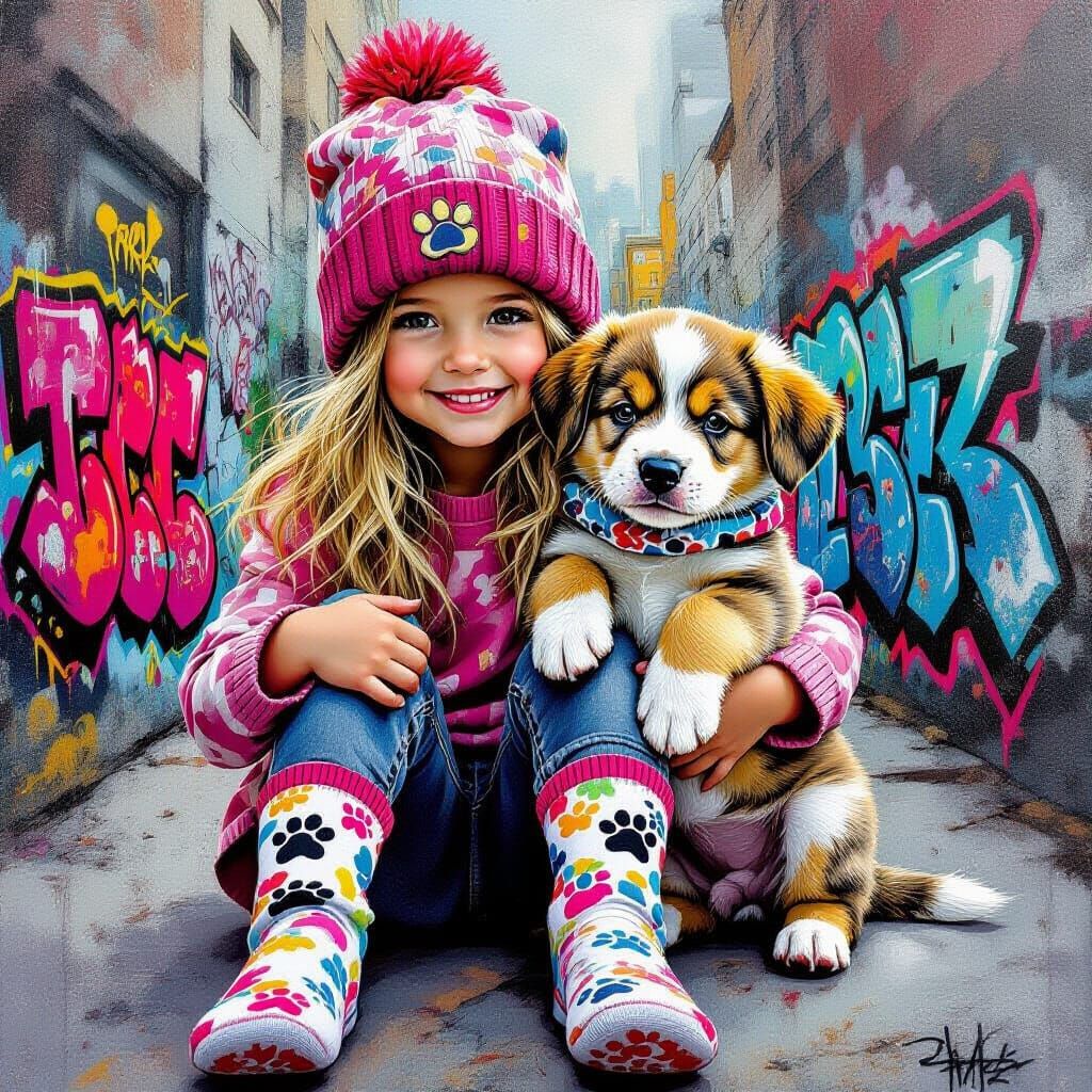 Paw Print socks  by @DazzoUK