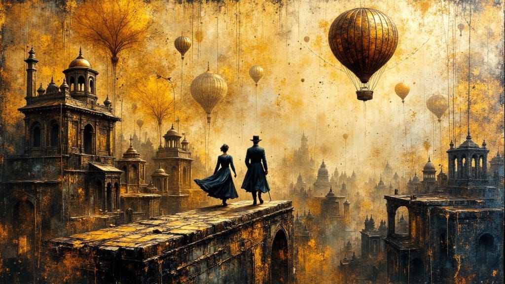 The Aetherbound Promenade  by @AlfredaH