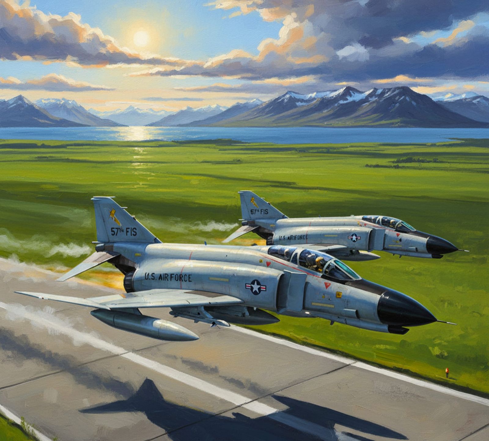 F-4 Phantom IIs, Leaving for the ADIZ