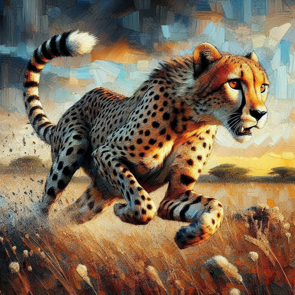 Cheetah, pursuit initiated