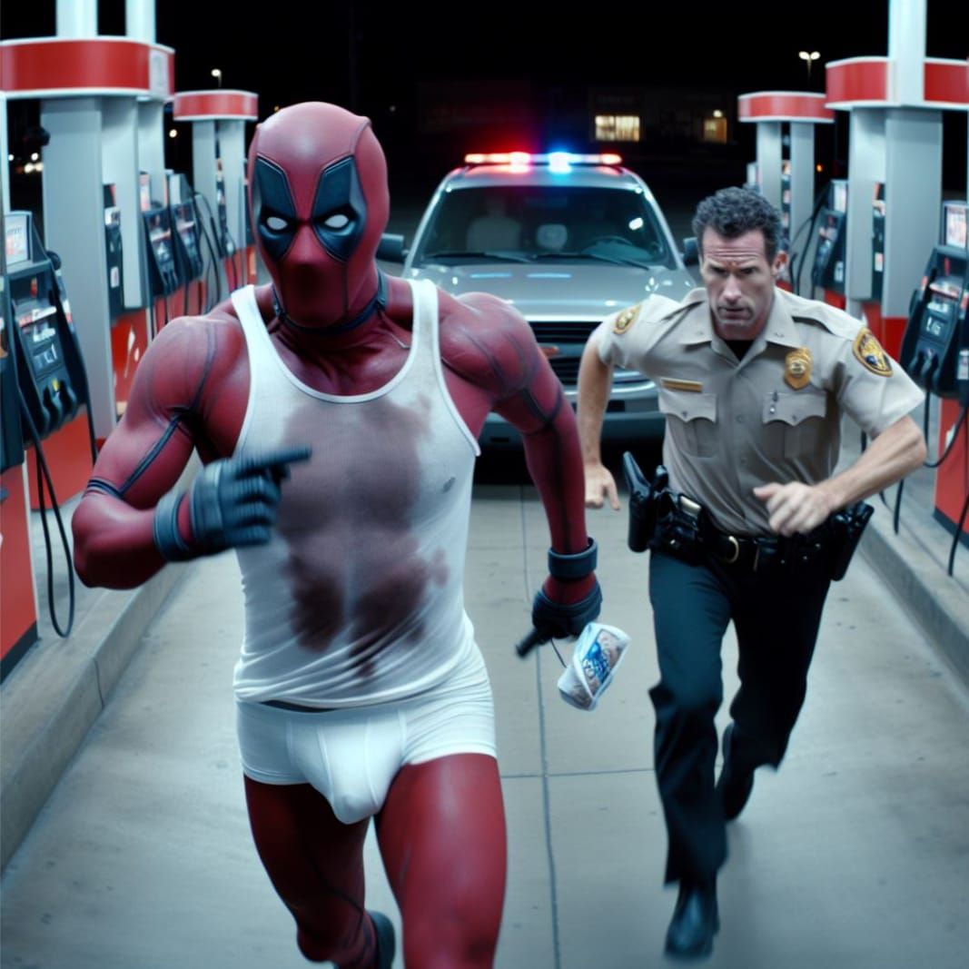 Deadpool Florida Man AI Generated Artwork NightCafe Creator