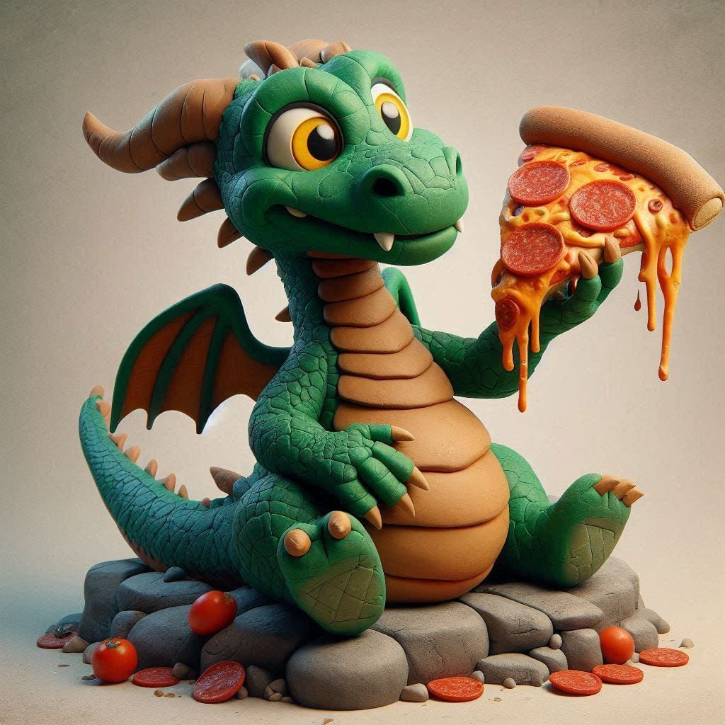 Dragons Love Pizza