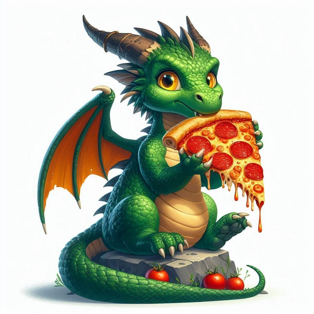 Dragons Love Pizza