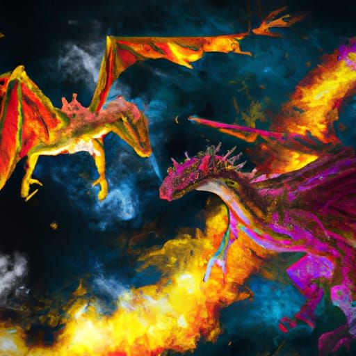 dragons in space