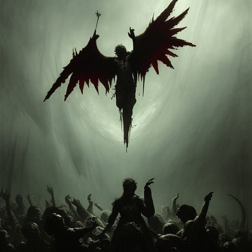 Killer Angel - AI Generated Artwork - NightCafe Creator